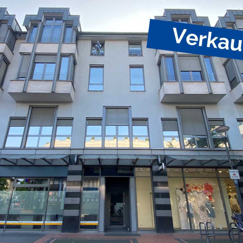 Verkaufte Immobilie in der Hildener Fußgängerzone